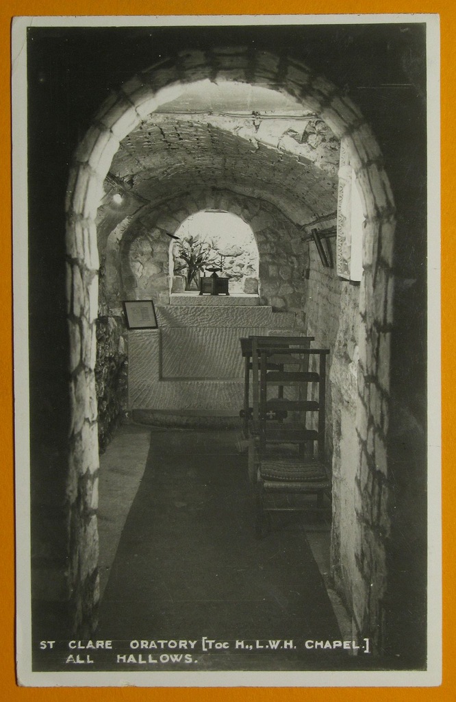 234344, Londyn, St. Clare Oratory, obieg 1934