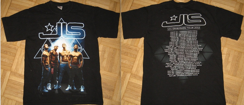 JLS -4th Dimension Tour 2012 koszulka S