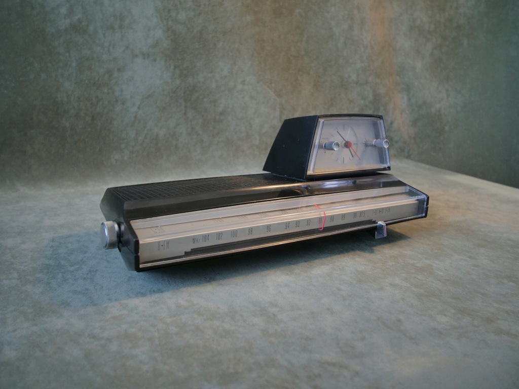 Radio Budzik Philips 22 RS, Kosmos, Ufo, Vintage, Antyk, PRL