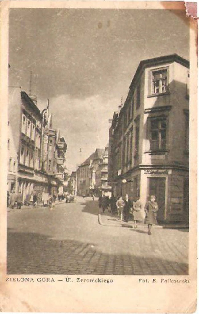 ZIELONA GÓRA -- ŻEROMSKIEGO -- PIESI -- 1949