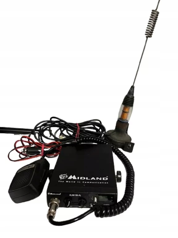CB RADIO + GRUSZKA ALAN MIDLAND 199-PL + ANTENA