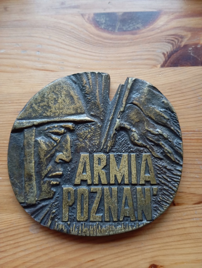 Medal Armia Poznań kombatancki ZBOWID R.Skupin duży Brąz