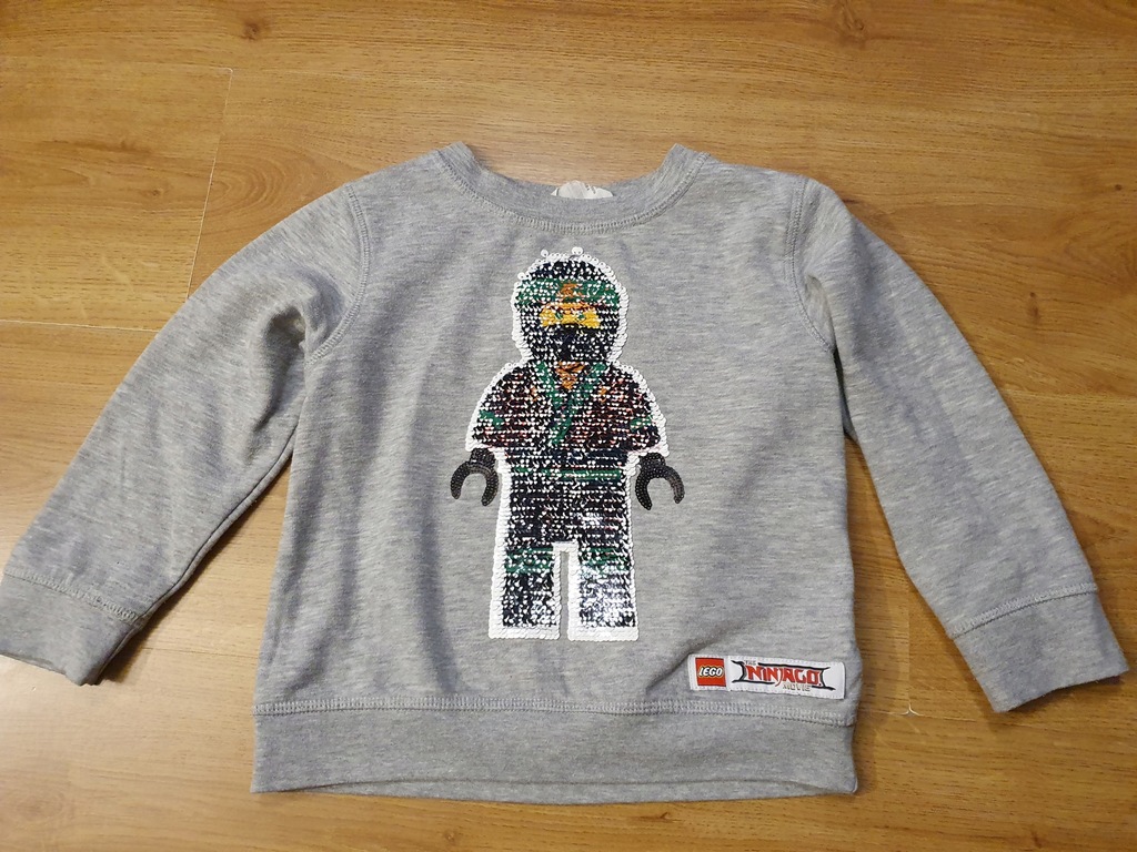 Bluza H&M 104 zmieniające cekiny Ninjago