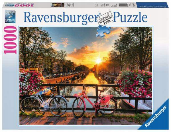 Ravensburger 196067 ROWERY W AMSTERDAMIE 1000 EL