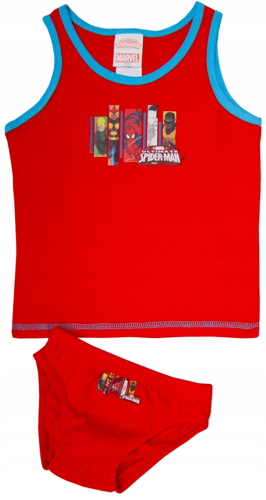Spiderman, bielizna chłopiec Koszulka majtki R110