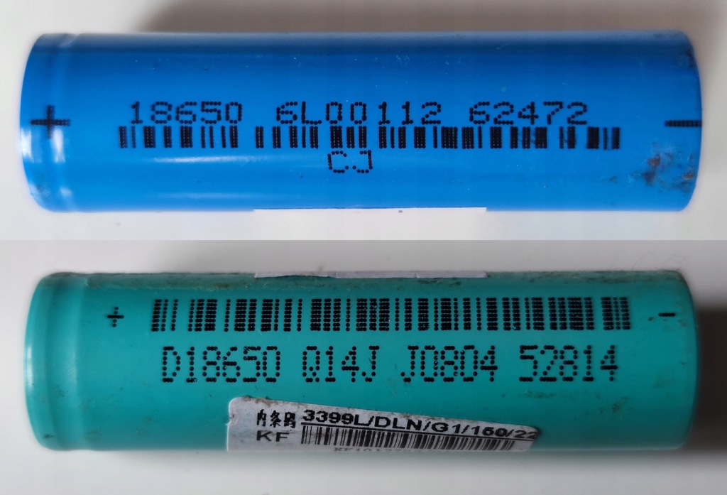 Ogniwa 18650 FST/CJ test 1800-2000mAh 3,7V