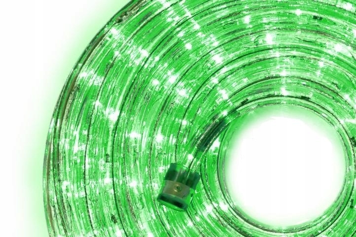 Wąż świetlny 240 LED 10 m, zielony