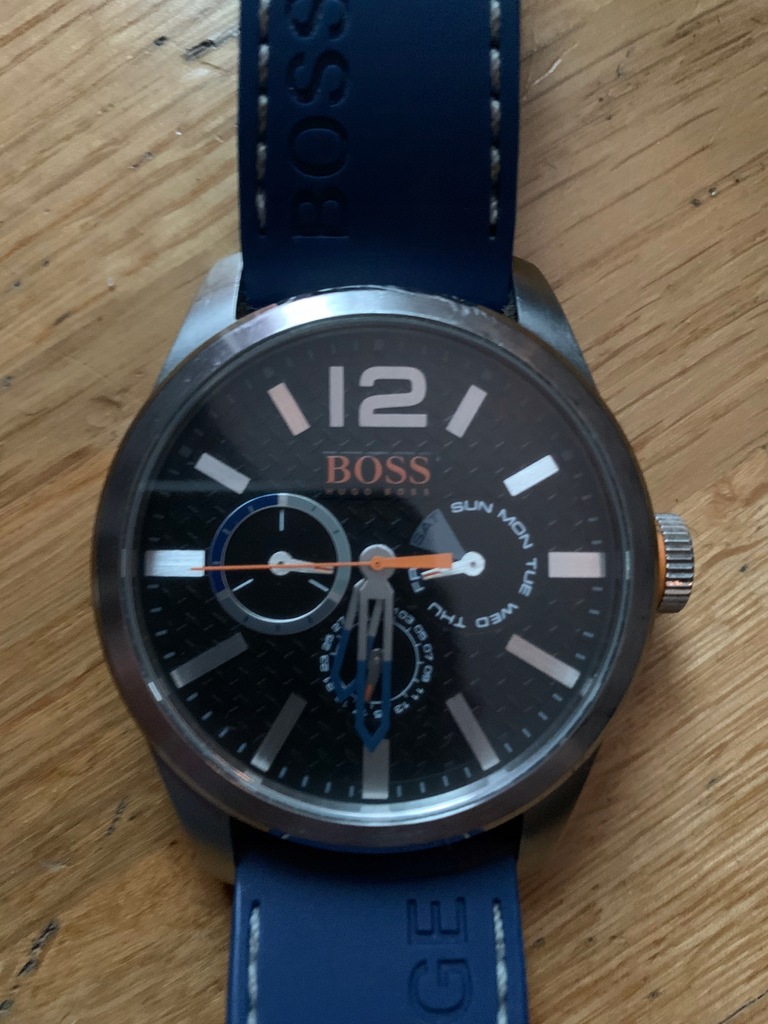 Zegarek męski Hugo Boss Orange niebieski 5 bar