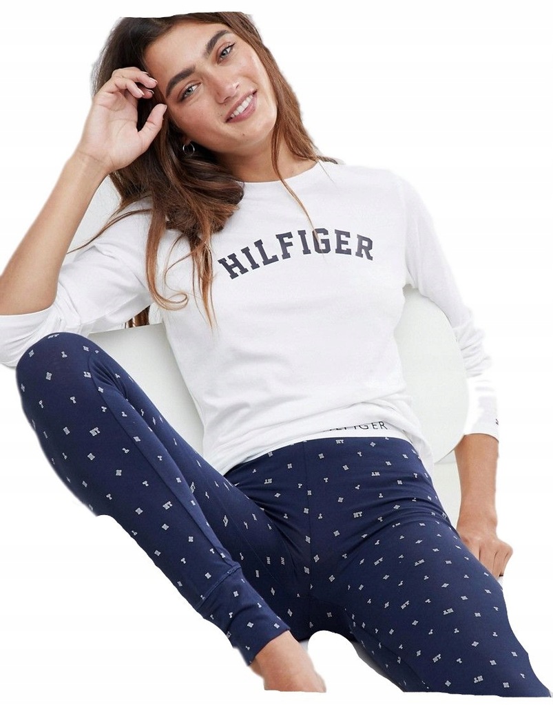 TOMMY HILFIGER PIŻAMA LOGO KOMPLET S 36