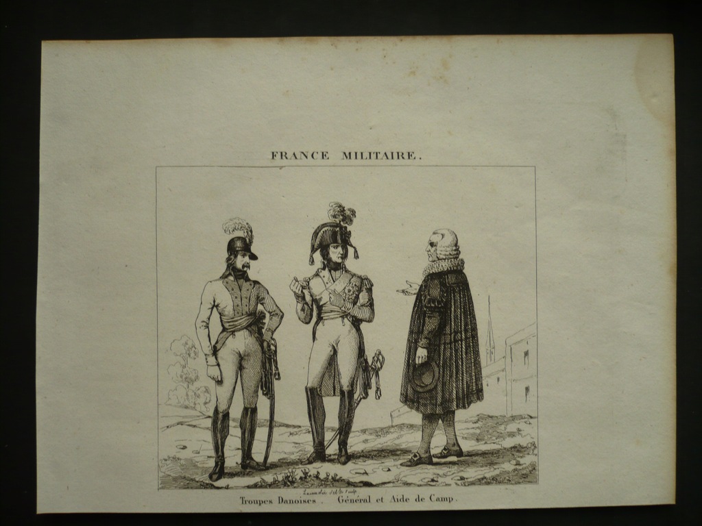 Napoleon oficerowie duńscy, oryg. 1836