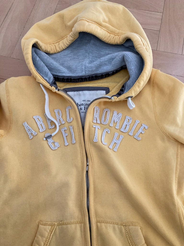 ABERCROMBIE & FITCH bluza damska żółta roz. M