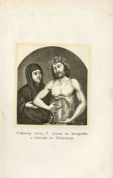 drzeworyt 1883 Kraków / Cudowny obraz Pana Jezusa