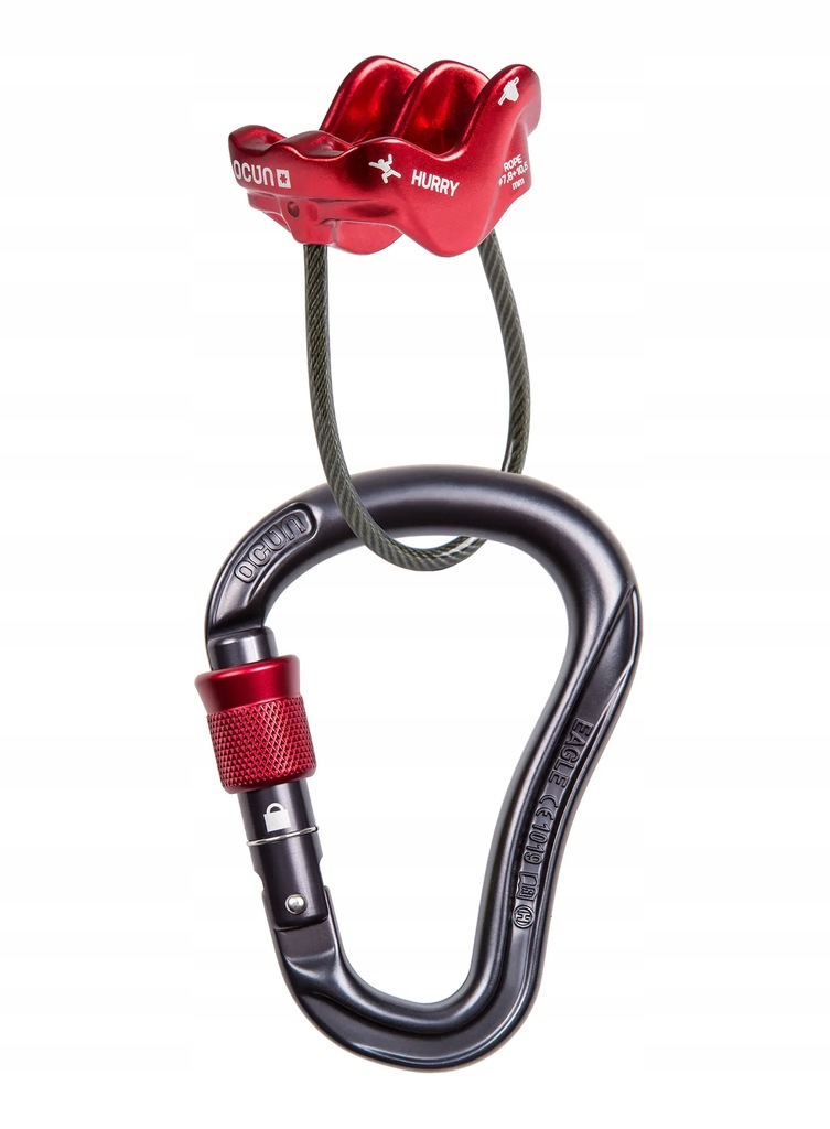 Système D'assurage Et Descendeur - Tubik 2 Gris