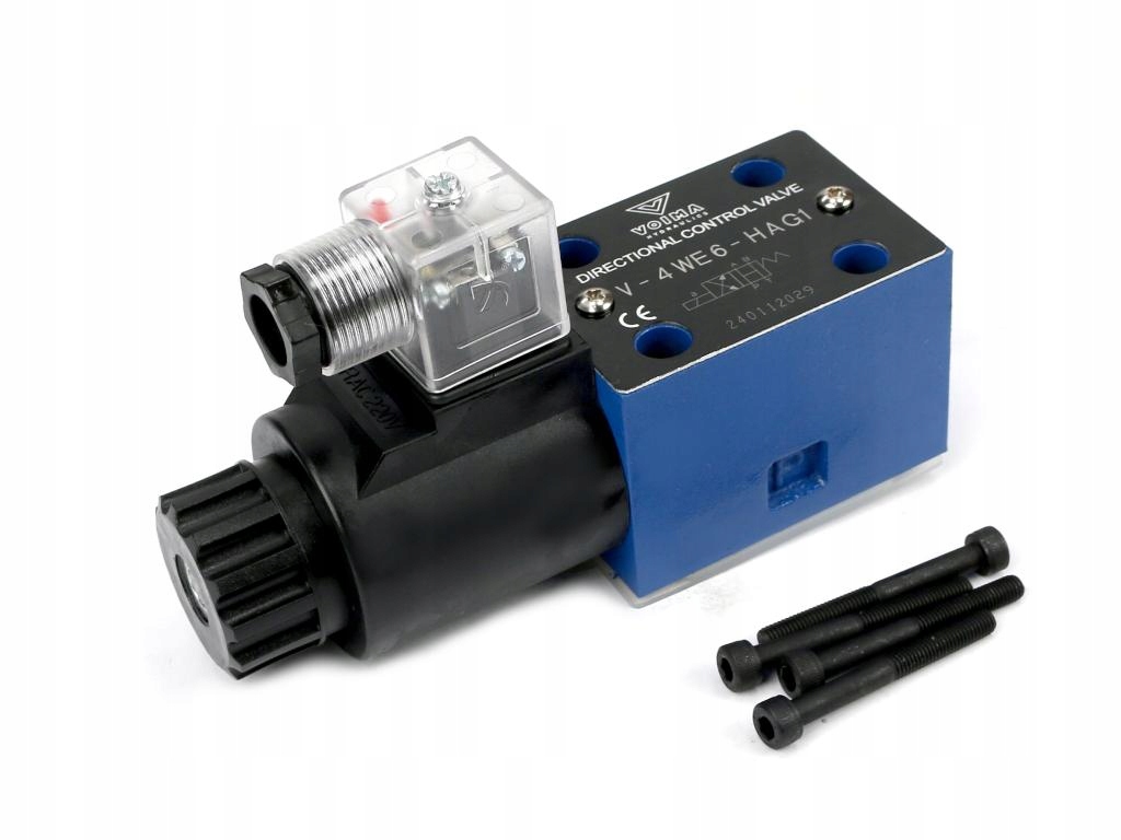 Rozdzielacz (elektrozawór CETOP 3 NG6) 2-pozycyjny 50L suwak "HA" (cewka x1