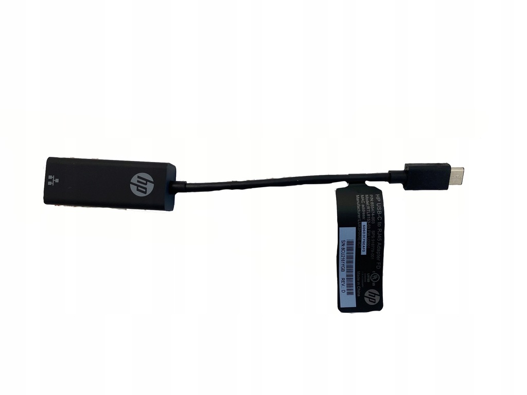 Przejściówka Adapter HP USB-C do RJ45