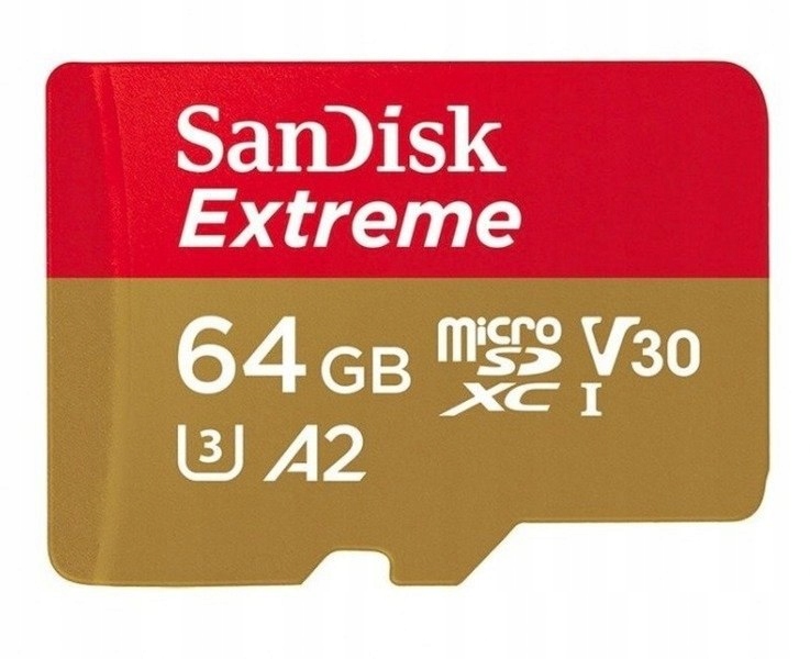 KARTA PAMIĘCI SANDISK EXTREME MICROSDXC 64GB 160/6