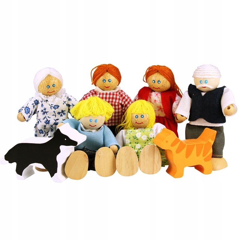 Zabawki dla dziewczynek Rodzinka lalki do domku