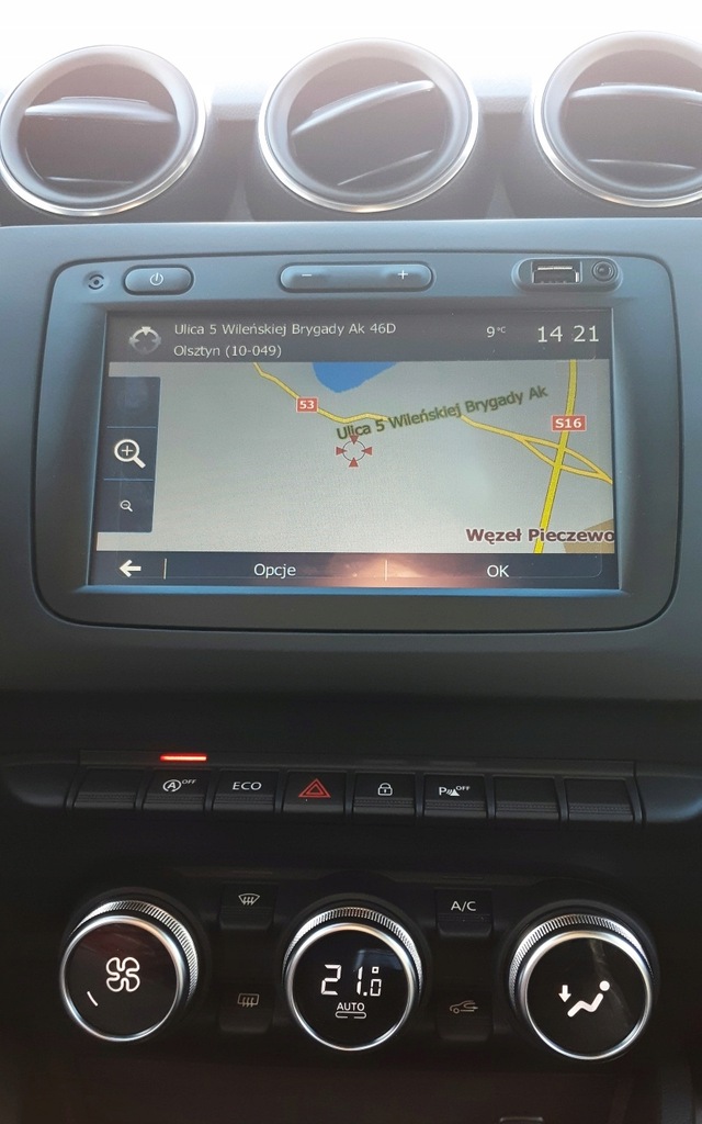 Mapa Europy 2019 Dacia Renault Media Nav Evolution