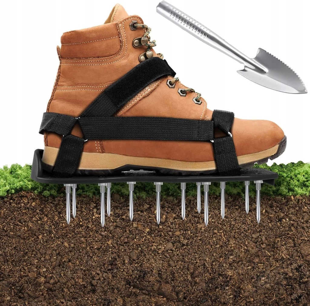 Nakładki na buty napowietrzające glebę aerator 13 cm