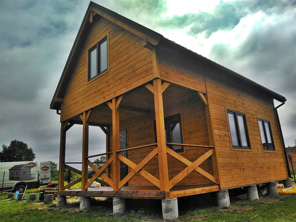 DOM CAŁOROCZNY 5 x 7 m - BEZ POZWOLENIA PRODUCENT