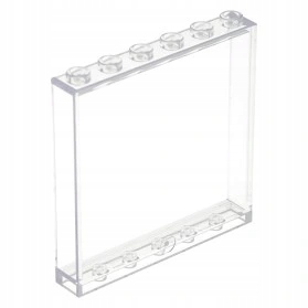 LEGO PANEL 1 x 6 x 5 Przezroczysty / Trans-Clear 59349 NOWY
