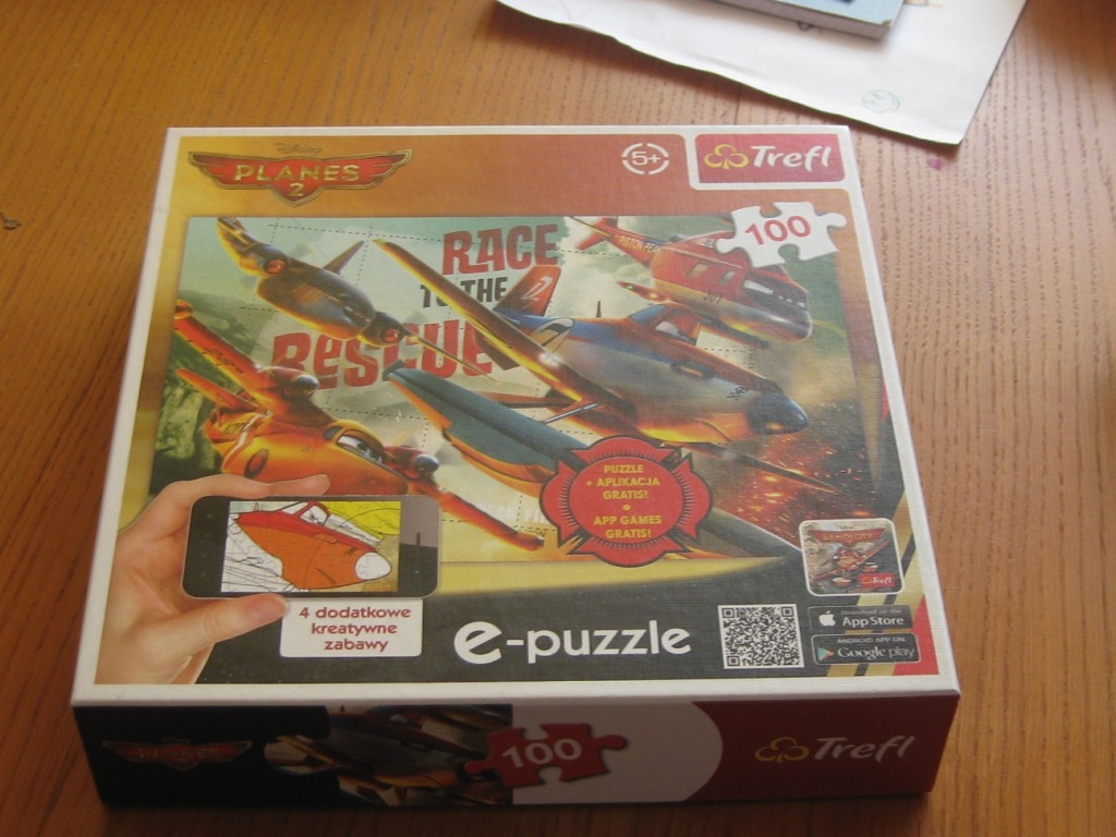 Puzzle Trefl samoloty 100