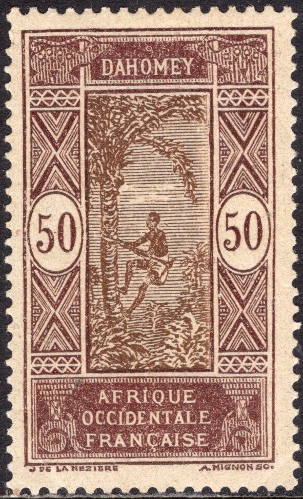 kol.franc.Dahomey 50 c.czysty *