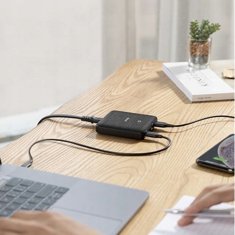 Купить Зарядное устройство Anker PowerPort Atom III Slim мощностью 65 Вт: отзывы, фото, характеристики в интерне-магазине Aredi.ru