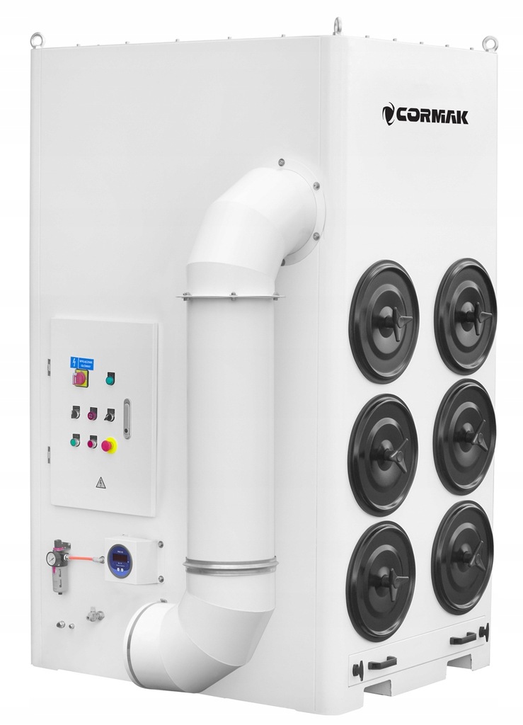 ODCIĄG WYCIĄG DYMU SPALIN DO LASERA FIBER 6000m3/h