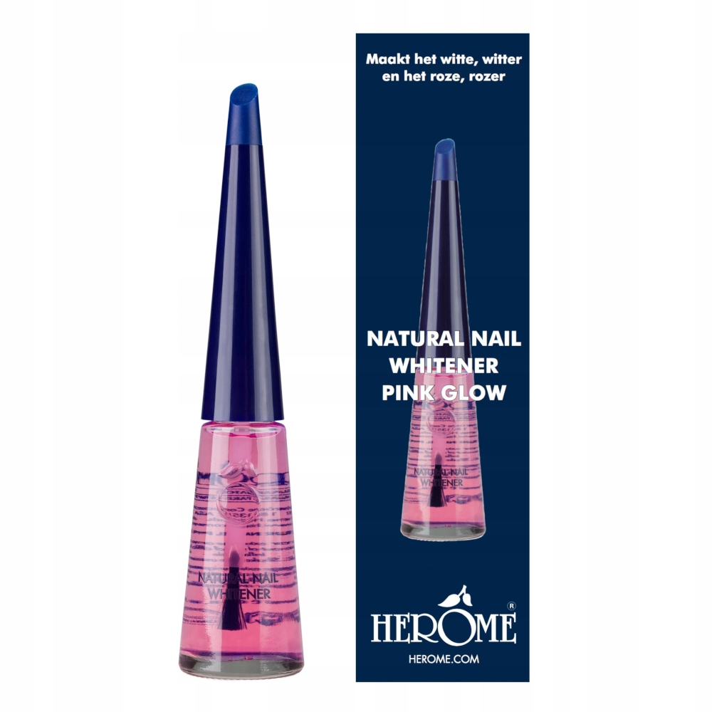 Herome Natural Nail Whitener Pink Glow, wybielacz