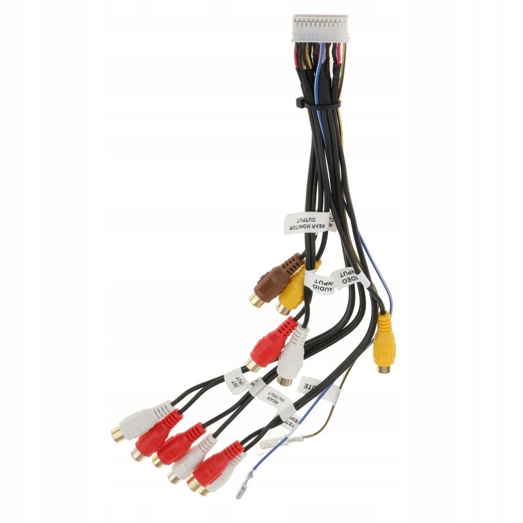 Wiązka przewodów Car Audio RCA do odbiornika 12199268623 oficjalne