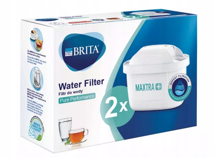 WKŁAD FILTRUJĄCY BRITA MAXTRA+ PURE PERFORMANCE 2 SZT 4006387104054