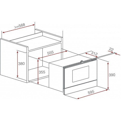 2 x Kuchenka mikrofalowa TEKA MWR 22 BI 40586300