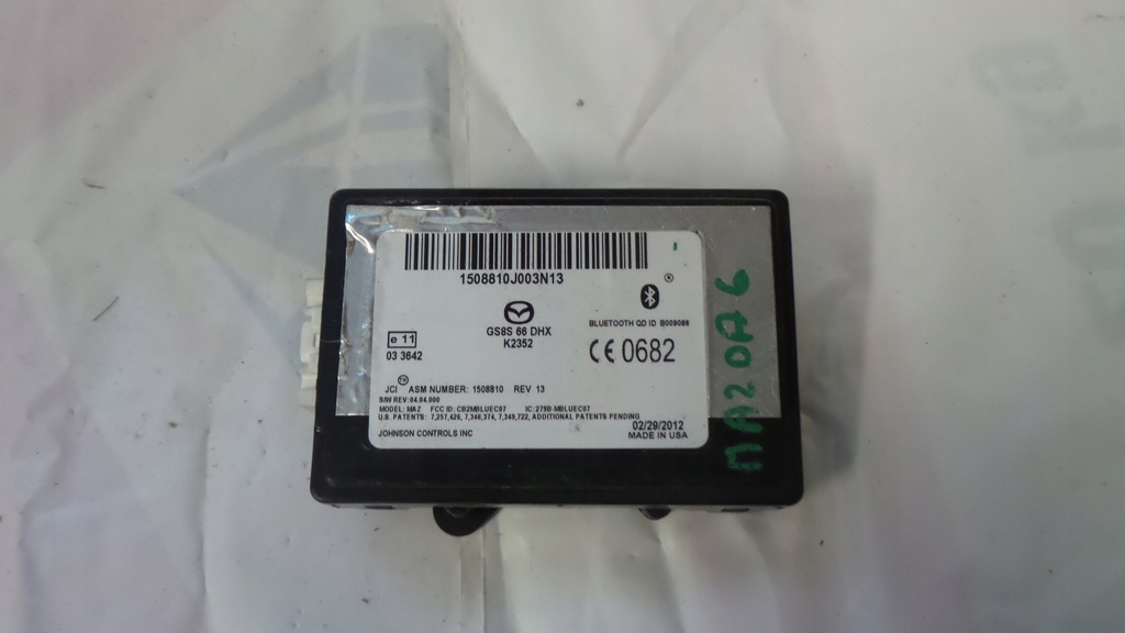 MODUŁ BLUETOOTH MAZDA GS8S66DHX MAZDA 6 GH II 13171339516 oficjalne