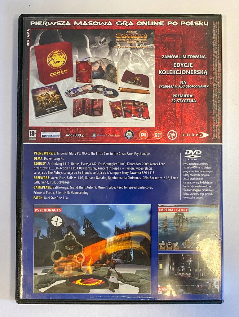 PSYCHONAUTS / IMPERIAL GLORY / CD-ACTION 160 / PC