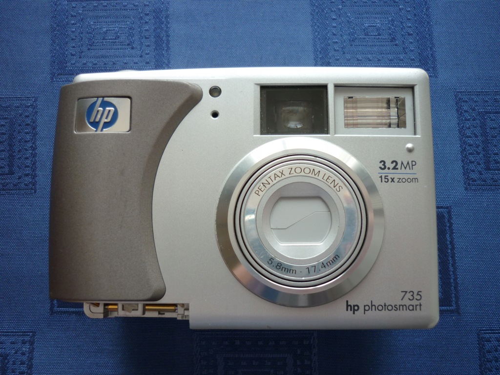 HP Photosmart 735 uszkodzony brak klapki