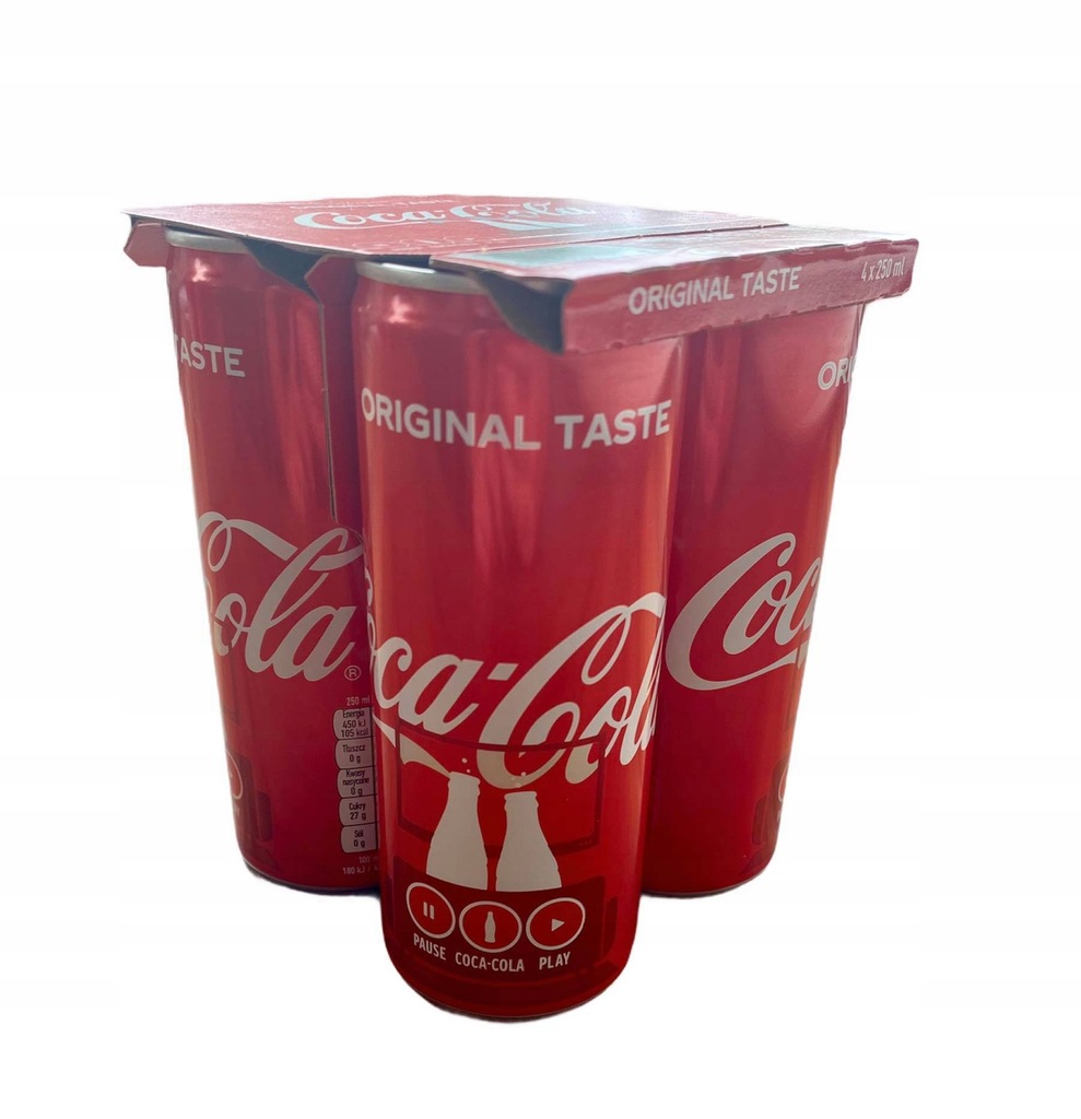 Napój Coca Cola 250 ml 4-pak puszka