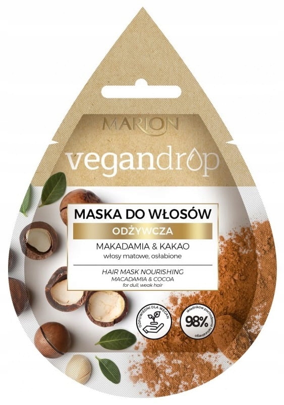 Maska odżywcza do włosów MARION Vegandrop 20ml