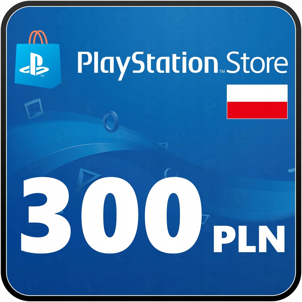 DOŁADOWANIE FUNDUSZY PLAYSTATION PSN 300zł PS4/PS5