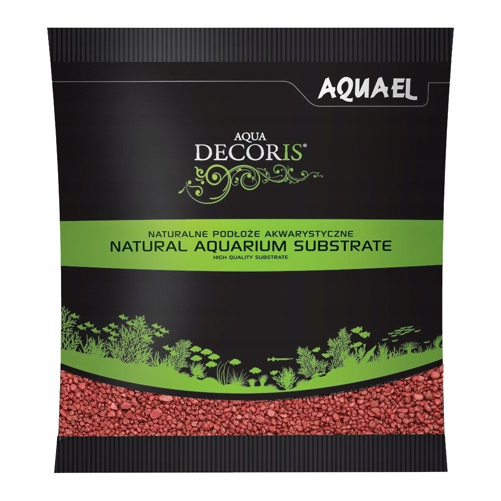 Aquael Żwirek Aqua Decoris Czerwony 1 KG