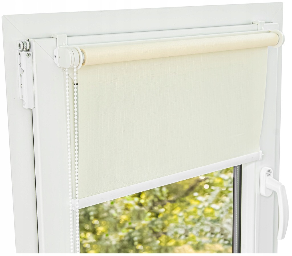 Rolety wewnętrzne gotowe z prowadnicami 93x150