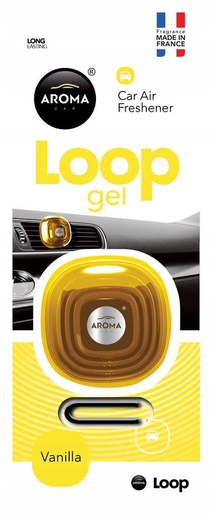 Aroma CAR LOOP - WANILIA Żel odświeżacz powietrza