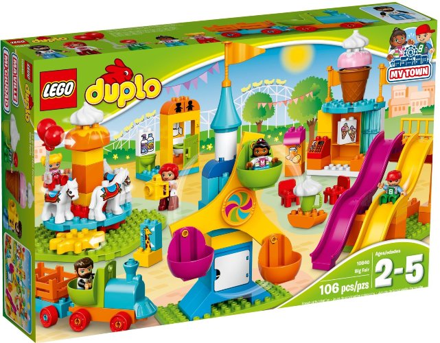 Купить LEGO DUPLO Bricks Большой парк развлечений 10840: отзывы, фото, характеристики в интерне-магазине Aredi.ru