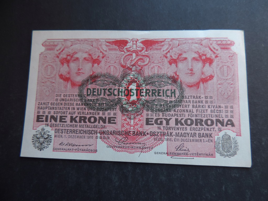 AUSTRIA 1 KRONE 1916