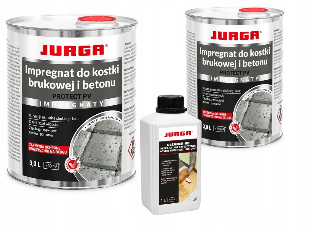 JURGA PV IMPREGNAT DO KOSTKI 6L PLUS CLEANER HD 1L 12183151851 oficjalne archiwum Allegro