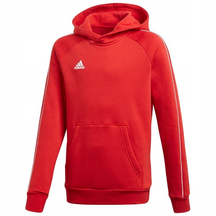 Bluza dla dzieci adidas Core 18 czerwona z kapture