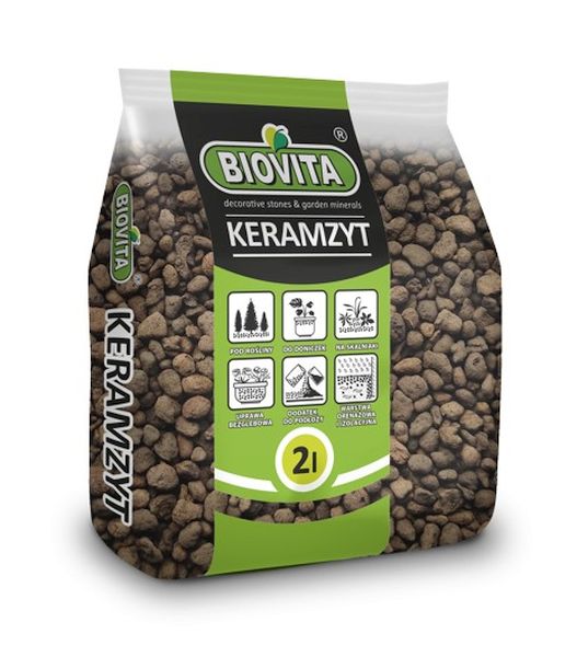 Keramzyt ogrodniczy 8-16 mm drenaż BIOVITA 2 L