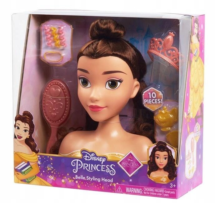 Disney Princess Głowa do stylizacji Bella Just Pl