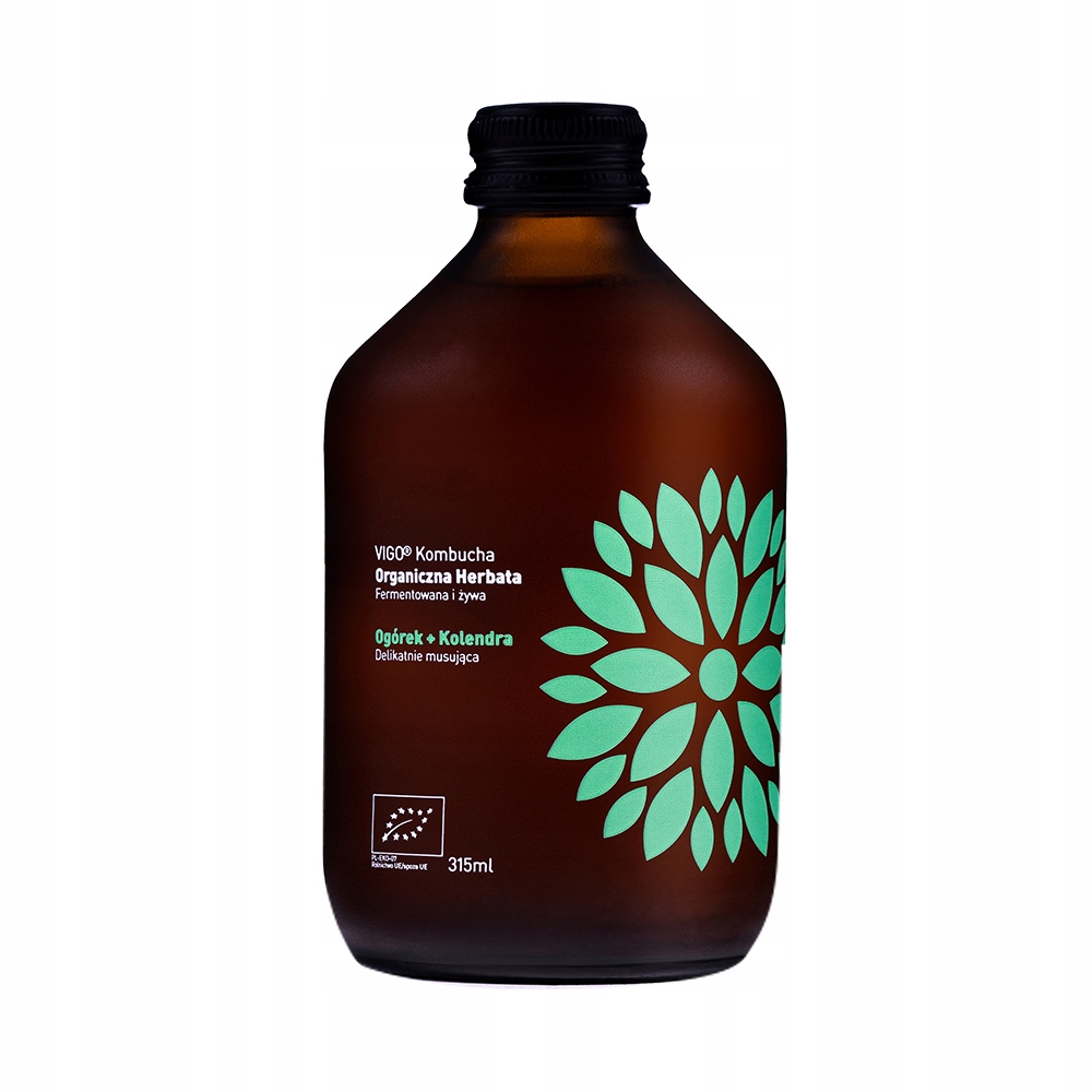 Kombucha ogórek + kolendra BIO 315 ml