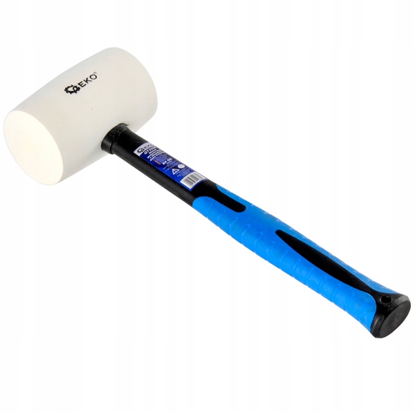 Kompozytowy młotek gumowy 24 oz biały fiberglass